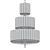 Elegant Medium Chandelier Statement Piece 3D model small image 2