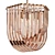 Elegant Laval Pendant Lighting 3D model small image 1