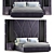 Elve Luxury Bed 3D model small image 1