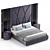 Elve Luxury Bed 3D model small image 4