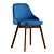 Modern Toledo Chair in Millimeters 3D model small image 1
