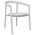 Teak Solid Dining Armchair 3D model small image 8
