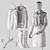 Retail Display Mannequin Stand 3D model small image 3