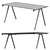 Modern Writing Desk, IKEA TROTTEN 3D model small image 4