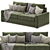 Elegant Maxwell Sofa – Comfort Defined 3D model small image 3