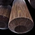 Rattan Barrel Chandelier, 3D Model 3D model small image 4