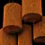 Rattan Barrel Chandelier, 3D Model 3D model small image 7