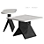 Modern ORLY Side Table Collection 3D model small image 1