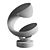 Whirlwind Abstract Sculpture by Jason Quigno 3D model small image 3