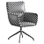 Modern Swivel Kitchen Chair 3D model small image 4