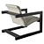 Modern Elegance Sculptural Armchair 3D model small image 4