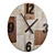 Rustic Light Wood Wall Clock 3D model small image 1