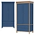 Jules Verne Double Door Wardrobe 3D model small image 1