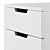 Buca Nightstand by Actona 3D model small image 3