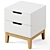 Buca Nightstand by Actona 3D model small image 4