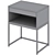 Modern Nightstand Cholet by Actona 3D model small image 5
