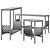 Minimalist Tub Bench in 2 Colors 3D model small image 4