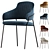 Modern Metal Framed Chair "Inkles 3D model small image 3