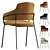 Modern Metal Framed Chair "Inkles 3D model small image 4