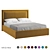 Vary Bed K02 Multicolor Collection 3D model small image 1