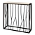 Uttermost Reed Iron Console Table 3D model small image 1