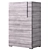 Striking Komod Teodora Display Cabinet 3D model small image 1