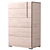 Striking Komod Teodora Display Cabinet 3D model small image 2