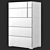 Striking Komod Teodora Display Cabinet 3D model small image 3