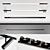 Modern Light Fixture Set Kit 3D model small image 1