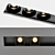 Modern Light Fixture Set Kit 3D model small image 3