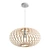 Bamboo Boho Pendant Lamp Light 3D model small image 3