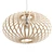 Bamboo Boho Pendant Lamp Light 3D model small image 5