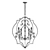 Clara Wide Black Chandelier 3D model small image 2