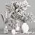 Colorful Pampas Grass Bundle 3D model small image 5