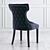 Multi-Color Floral Velvet Chair 3D model small image 3