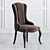 Velvet Flower Collection Chair 3D model small image 2