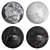 Multi-Color Marble Tile Set 3D model small image 1