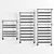 Hydronic Towel Heater Terminus Hendrix 3D model small image 2