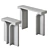Aurora Marble Console Table Prestige 3D model small image 6