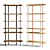 Rhythmic Bookshelf Divider in Vivid Colors 3D model small image 1