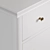 Homfa Horizontal Dresser: 5 Drawers 3D model small image 3