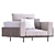 Modern Minotti Brasilia Armchair 3D Model 3D model small image 2