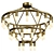 Maynor Elegant Candle Chandelier 3D model small image 1