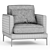 Modern Elegance: Saba Armchair 3D model small image 2