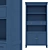 Versatile Jules Verne Shelving Unit 3D model small image 2