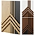 SZEWRON Wood Walls Art Piece 3D model small image 1