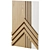 SZEWRON Wood Walls Art Piece 3D model small image 2
