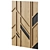 Wood Walls Fragment Art Piece 3D model small image 7