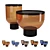 Elegant MASTEA Coffee Table Set 3D model small image 9