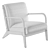 Modern Wood Armchair - Elegant Design 3D model small image 4